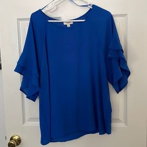 Umgee Royal Blue Top Size Large, NWT.